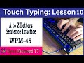 Typing sonma typing expert lesson 10wpm50 accuracy90gyan keyboard yttyping english