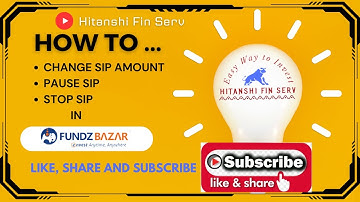 How to manage SIP in fundzbazar | change SIP amount | step - up SIP | stop SIP | pause SIP