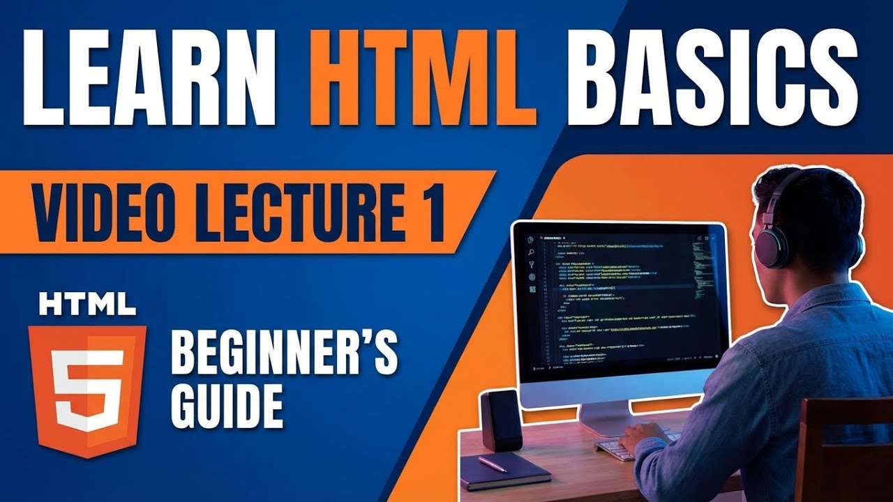HTML Basics Lecture 1 | Introduction to HTML & Basic Tags