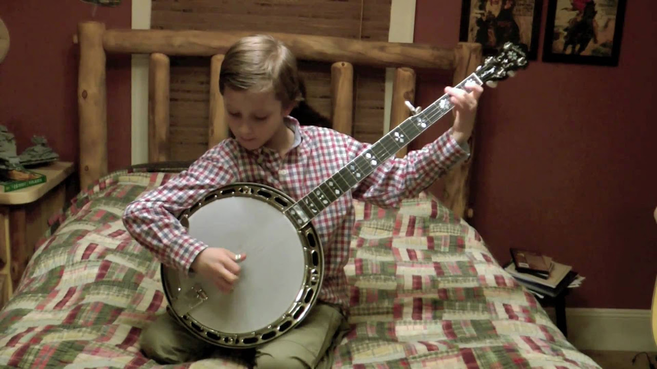 8 Year Old Jonny Mizzone   Flint Hill Special   Sleepy Man Banjo Boys