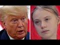 Trump and Greta Thunberg clash at Davos over climate change