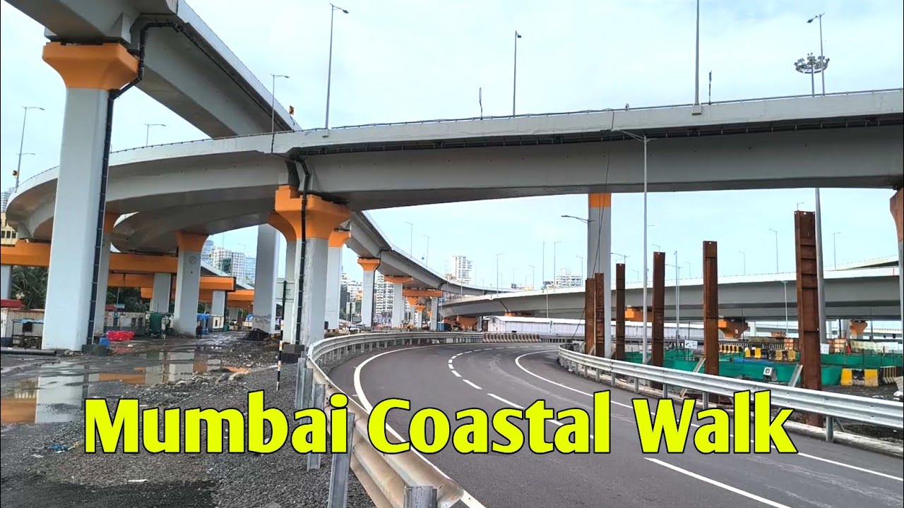 Walking Tour: Mumbai New Open Coastal Road Haji Ali | Giri the Walker 