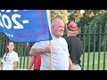 Tim Bodnar at Augusta pro ICE rally