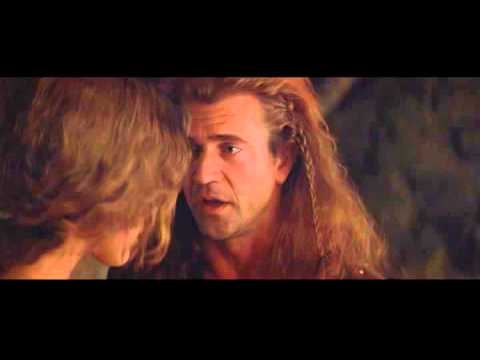 Excerpt from the movie Brave Heart. Mel Gibson. Sophie Marceau