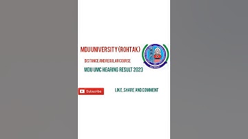 mdu umc hearing result, December 2022