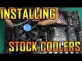 "HOW TO INSTALL AN INTEL STOCK COOLER CPU" Dino PC