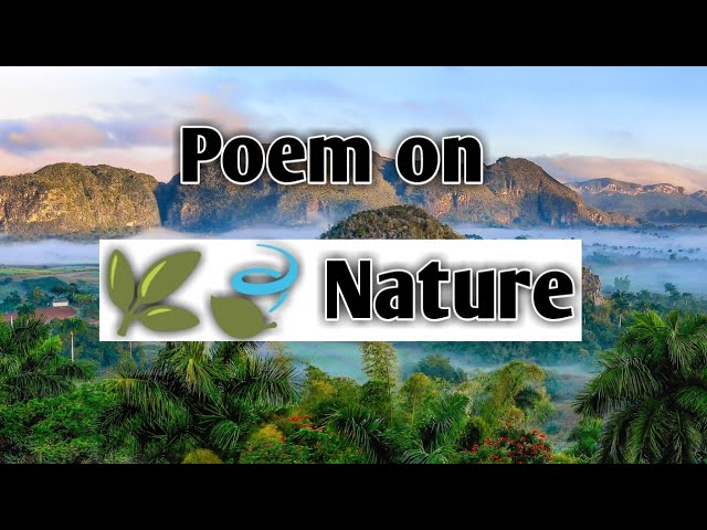 Poem on Nature in English/ Poem Nature - YouTube