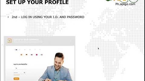 STEP 1 SET UP YOUR PROFILE APL GO