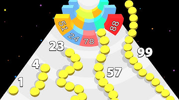 Rolly Snake Vs Vortex Block - Infinity Math Games (Snake Run Race)