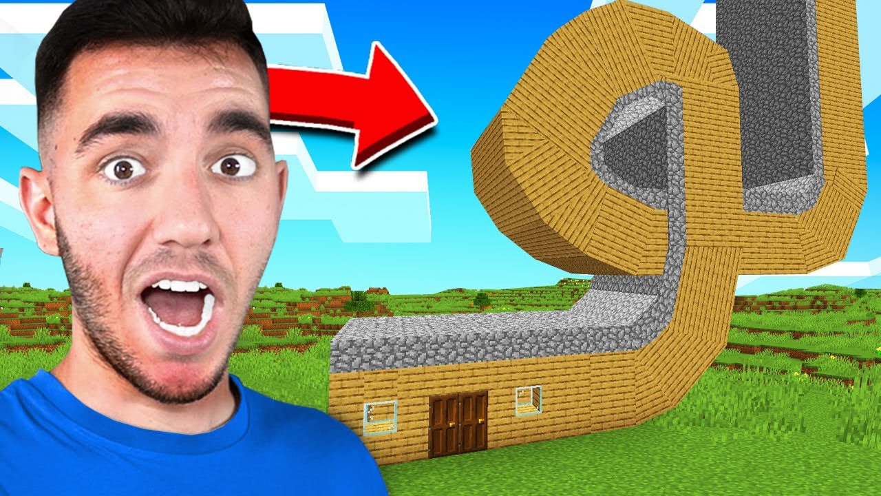 Estirando la Casa de mi Amigo Poco a Poco en Minecraft