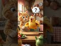 🐱 Hungry Cat vs Clever Chicken 😂 | Funny Animal Story | Pixar 3D Animation | AI Shorts