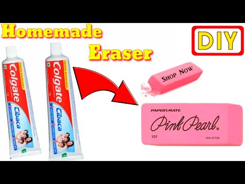 How to make Eraser/clay type Eraser at home easily making/how to