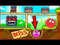 Очень большой квадрат в игре про красного шара.Игра Red Ball 4   от Котика Браяна про шарик