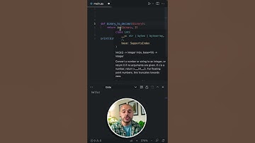 Python Programming Interview - Binary to Decimal