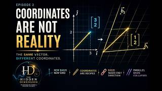 Coordinates Are Not Reality | Basis Vectors Explained Visually