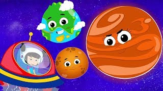 pianeti canzone | impara i nomi dei pianeti | filastrocche | The Planets Song | Zebra Italiano