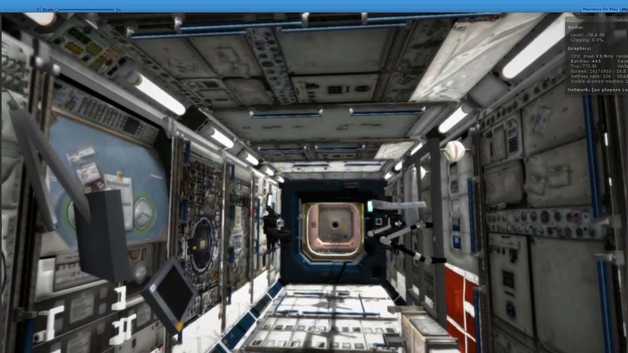 International Space Station Interior Us Labs Unity 3d