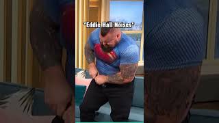 Eddie Hall Bends A Frying Pan #thismorning