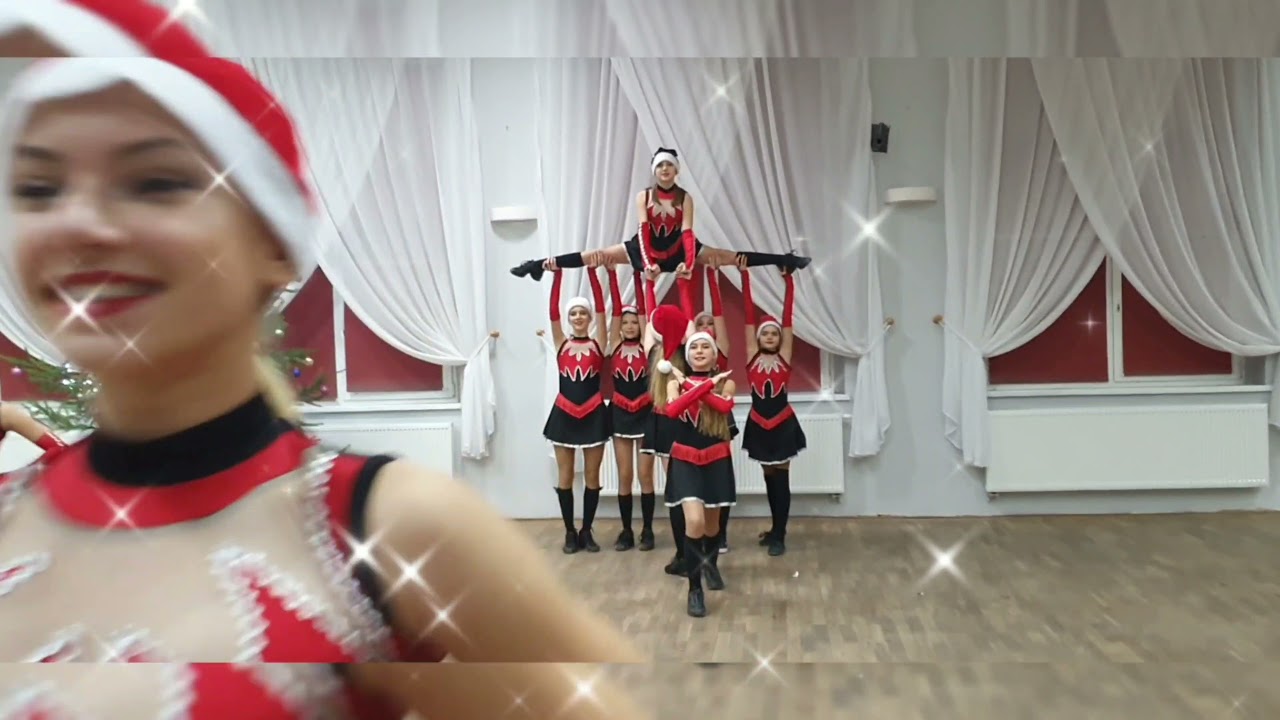 Mażoretki Nutki Lipno Świąteczny Trening