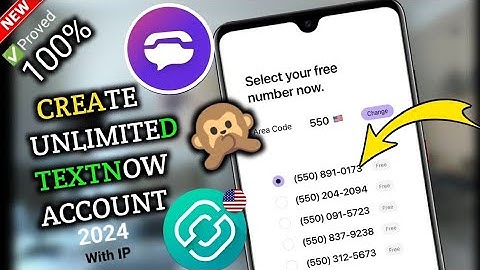 How to create an unlimited Text Now account with IP 100% free and 100% working. #textnow@textnowinc
