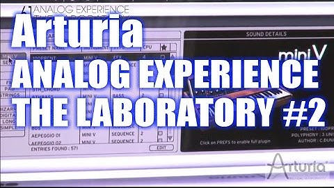 Arturia Analog Experience THE LABORATORY 61 DEMO #2