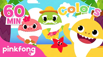 Learn Colors in the Sea with Baby Shark! | Compilation | Sing Along with Baby Shark | Pinkfong Songs