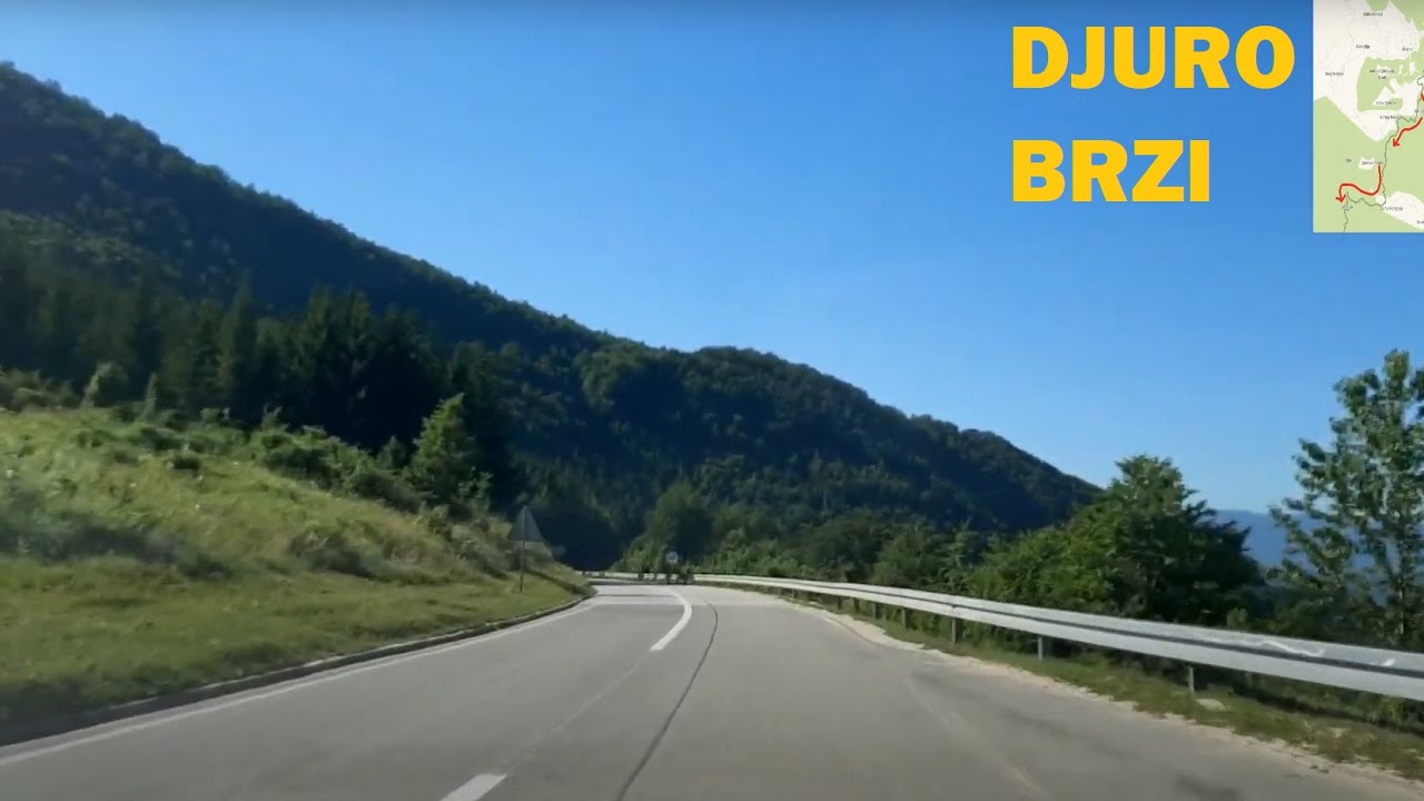 Зеленковац - Барачи - Млиништа, главная дорога M15, июль 2020 г.