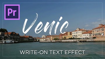 BEAUTIFUL DESTINATIONS WRITE-ON TEXT EFFECT - ADOBE PREMIERE PRO TUTORIAL - Urdu / Hindi