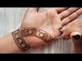 Very beautiful stylish front hand mehndi design  easy  simple mehndi design  mehndi ka design