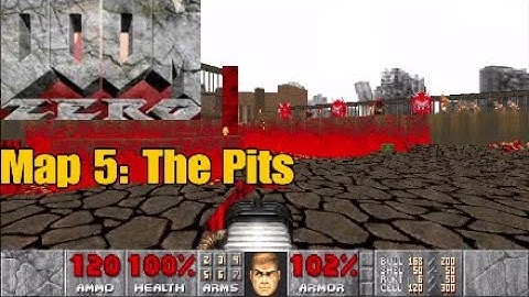 Doom Zero (100%) Walkthrough: Map 5 - The Pits