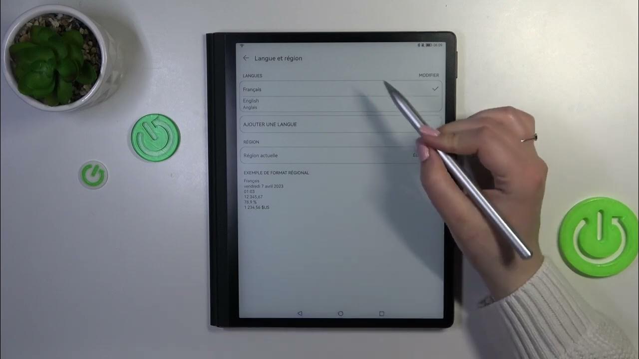How to Change System Language on Huawei Matepad Paper Set Up Language YouTube