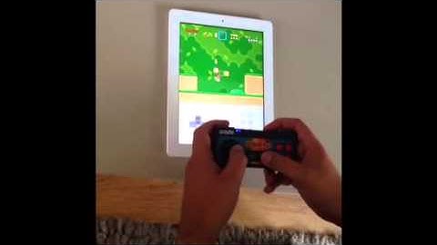 Supermario on Ipad with 8-bitty