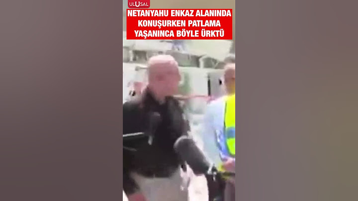 Netanyahu'nun aniden gelen patlama sesi sonrası yaşadığı panik #shorts #netanyahu #israil #iran