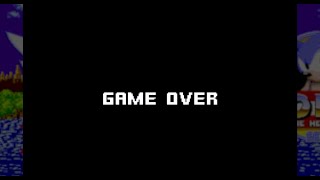 Sonic Advance 2 - Game Over (GBA) screenshot 2