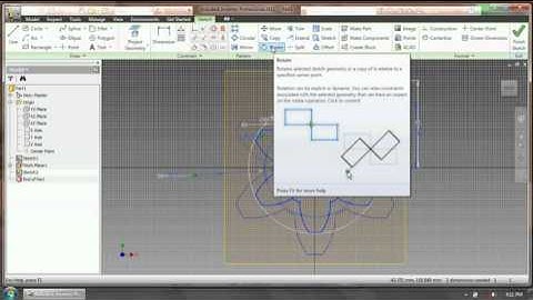 How to make bevel gear in Autodesk inventor 2012 Part 1 2