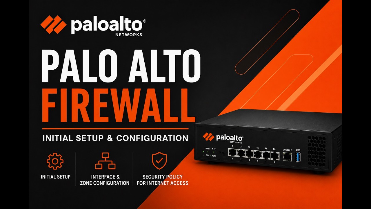 Palo Alto Firewall Initial Setup | VLANs, Zones, NAT & Internet Access ...