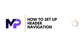 How to Setup Header Navigation Profile