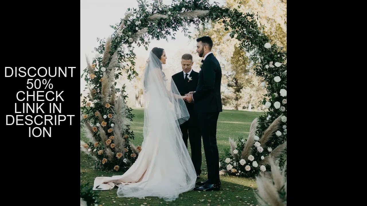 Round Metal Arch Garden Arbors Climbing Rose Circle Wedding Backdrop Stand Party Decoration Backgrou