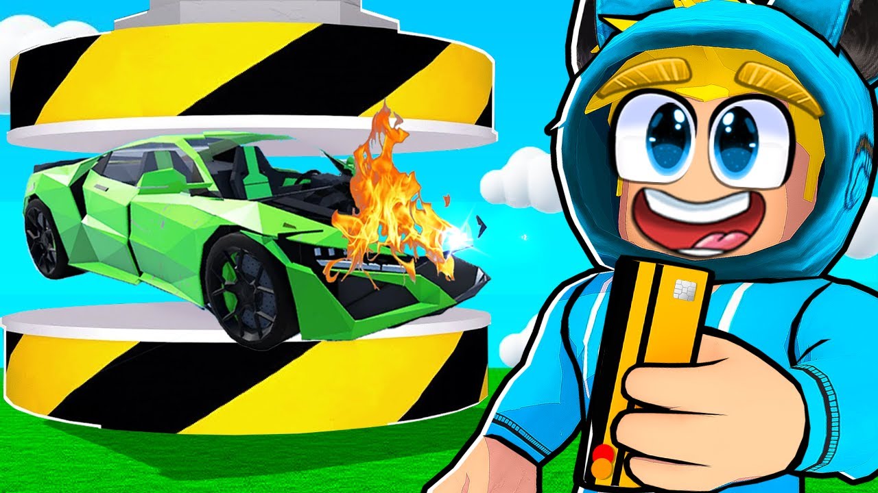 NISZCZĘ SAMOCHODY ZA 100.000.000ZŁ W ROBLOX!