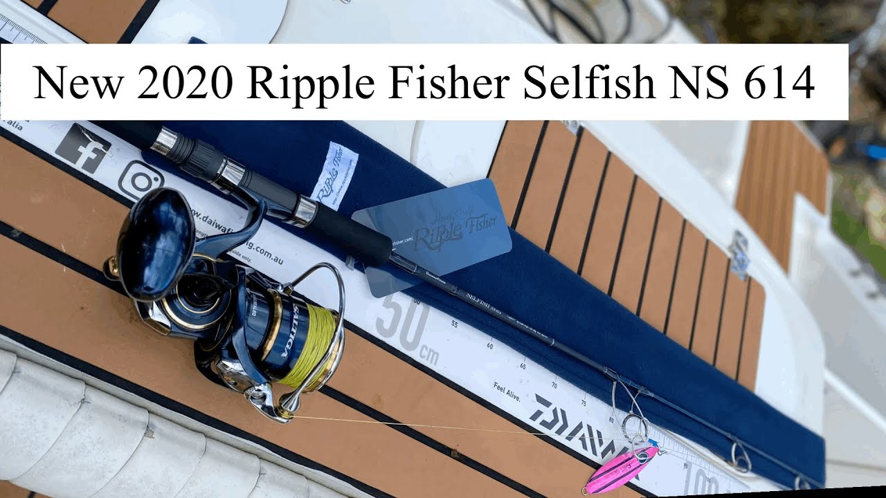 New 2020 Ripple Fisher Selfish NS 614 unboxing. The Best ever good action  Jigging rod!! 