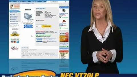 NEC VT70LP Projector Lamp