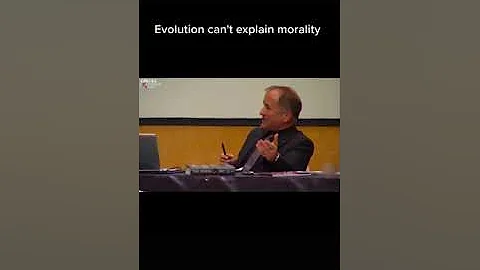 evolution can't explain morality