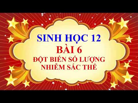 Video Sinh học lớp 12 - Bài 6 - Đột biến số lượng nhiễm sắc... - youtube