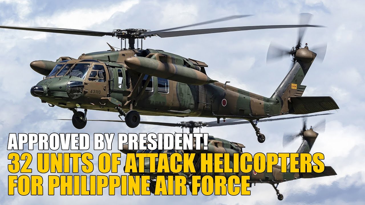 Finally! 32 Units of Black Hawk Helicopters Approved by Duterte For Philippine Air Force .