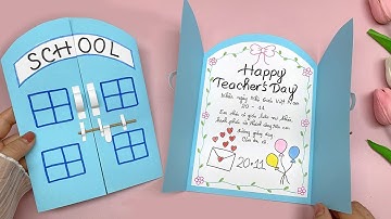 Cách làm thiệp 20/11 độc lạ và ý nghĩa/ DIY Teacher