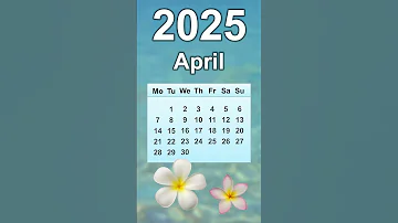 April 2025 Calendar 