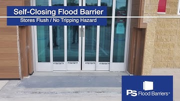 Self Closing Flood Barrier - No Trip