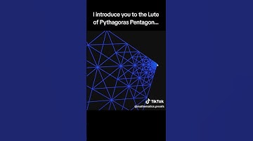 The Lute of Pythagoras Pentagon - Extreme Recursive Mathematics Art 2023 #luteofpythagoras #mathart