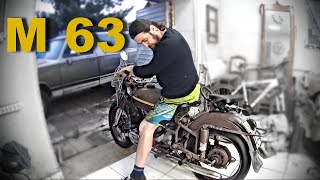 картинка: Урал М63 1969 года. Запуск двигателя после 38 лет простоя. Реакция жены на покупку мотоцикла...