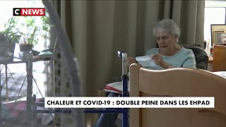 Ephad : pic de chaleur et covid-19, le double vigilance